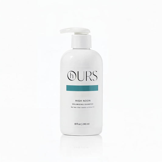 hOURS High Noon Volumizing Shampoo for Fine & Thin Hair - Weightless Sulfate-Free Cleanser with Pea Protein & Arginine - Boosts Fullness, Strength & Body - Color-Safe Formula for Lifted Hair 8oz