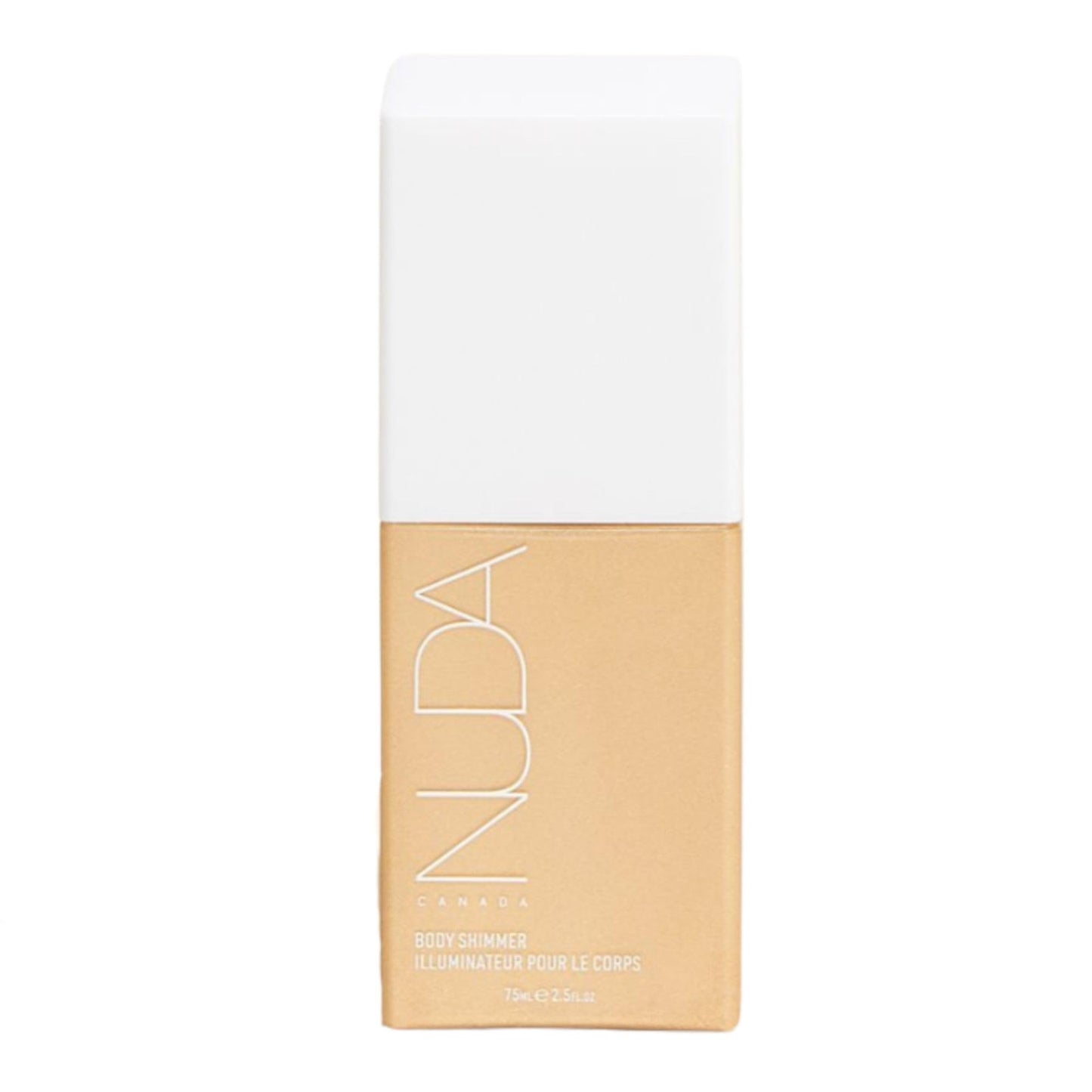Nuda GlowShimmer Body Shimmer | Glittery,Silky,Tan-Enhancing Body Glow Lotion | Moisturizes & Hydrates with Aloe Vera, Avocado Oil & Vitamin E | Vanilla Scented, Non Sticky & Quick Drying, (2.5 Fl Oz)