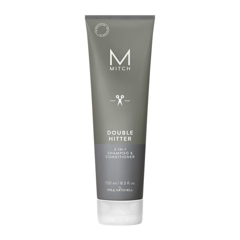 MITCH by Paul Mitchell Double Hitter 2-in-1 Shampoo & Conditioner for Men, For All Hair Types, 8.5 fl. oz.