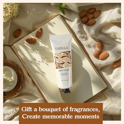 BODY & EARTH # LOVE 36 Pack Natural Plant Fragrance Moisturizing Hand Cream for Dry Hands, Mini Hand Lotion with Shea Butter Travel Size Hand Cream Gift Set for Women Birthday Gifts, Bridesmaid Gifts