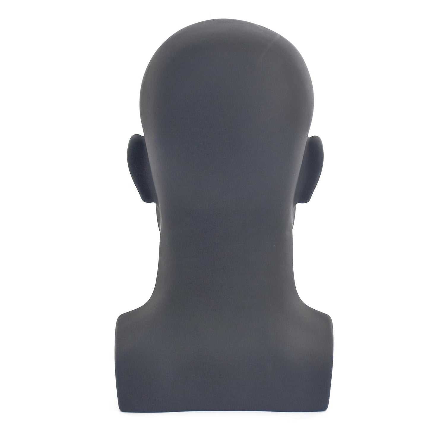 Tcwuzick Male Mannequin Head Professional Manikin Head for Display Wigs Hats Headphone Mask Sunglasses Jewelry and Scravat Display Stand (L90-yahei)