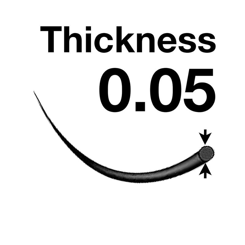 Lash Extensions - 0.05mm Thickness C Curl Volume Eyelashes | 10mm Length for Stunning Looks