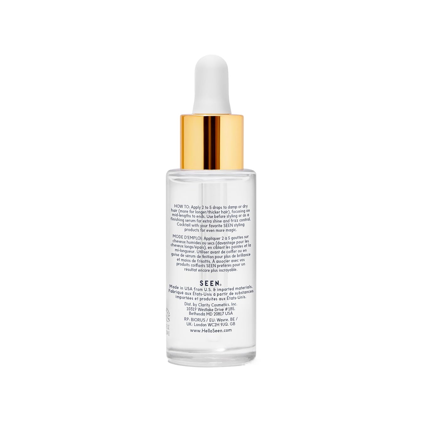 SEEN Magic Serum, Fragrance Free - Non-Comedogenic Hair Serum- Anti Frizz- Dermatologist-Developed - Safe for Sensitive, Eczema & Acne Prone Skin