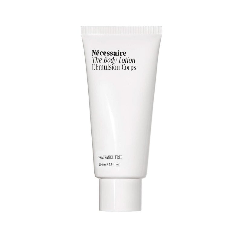 Nécessaire The Body Lotion Fragrance-Free - Multi-Peptide Moisturizer - Firming Body Lotion for Women + Men. 2.5% Niacinamide. Non-Comedogenic + Hypoallergenic for Sensitive Skin– 200 ml/6.8 fl oz