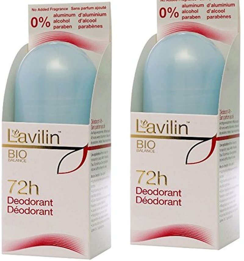 Lavilin Roll-On Deodorant - Long-Lasting Odor Protection | 2.1 OZ (2-Pack)