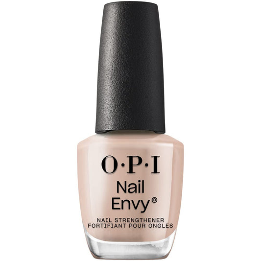 OPI Nail Envy Strengthener Double Nude-y | Sheer Soft Neutral Crème Strengthening Nail Polish Treatment | For Weak & Thin Nails