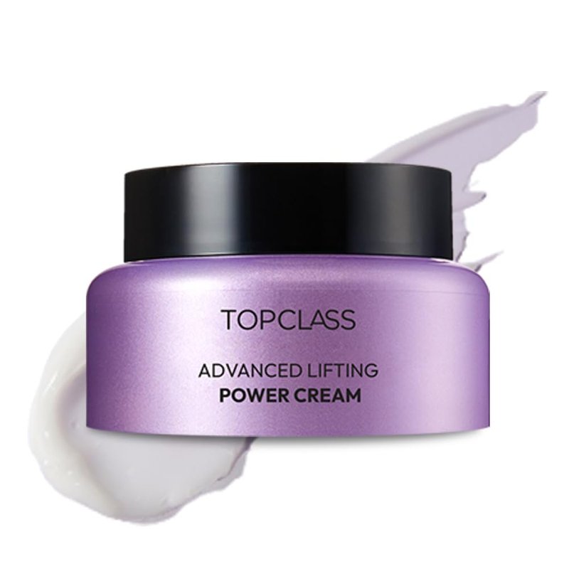 CHARMZONE] Topclass Advanced Lifting Power Cream 50ml / 1.69oz – 3-in-1 Moisturizer for Firming, Hydration & Barrier Care with Hyaluronic Acid, Triple Collagen & Ceramide – Non-Sticky Butter Texture