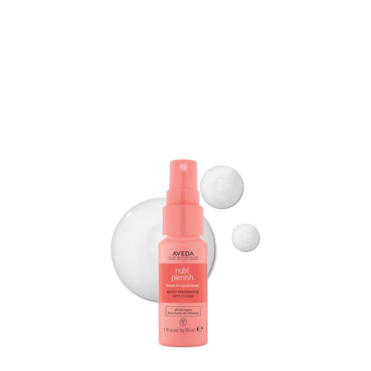 Aveda Nutriplenish Leave-In Conditioner | Hydrates, Detangles & Replenishes Hair for 72 Hours | Heat Protectant Spray | for All Hair Types | 98% Naturally Derived*, 1 Fl Oz