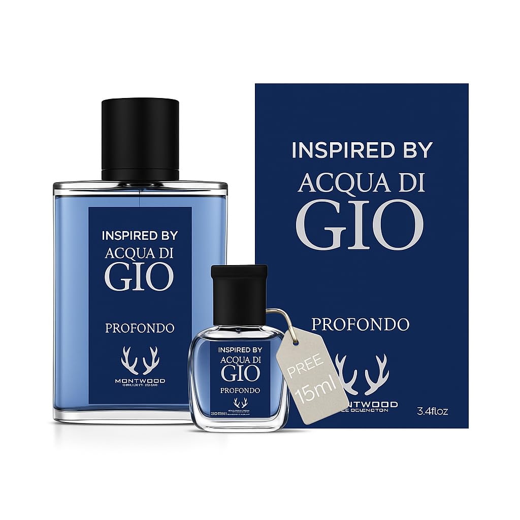 Eau de Parfum for Men | Long-Lasting Aquatic Fragrance - 100mL Spray + Bonus 15mL Sample