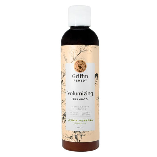 Griffin Remedy Volumizing Shampoo - Sulfate-Free Formula with Jojoba Oil & Vitamin B Complex | 8oz for Fine Hair
