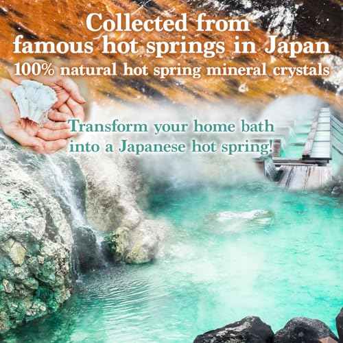 Japanese Hot Spring Bath Salt Oku-Hidaka Onsen Minerals Bath Flakes All Natural 250g