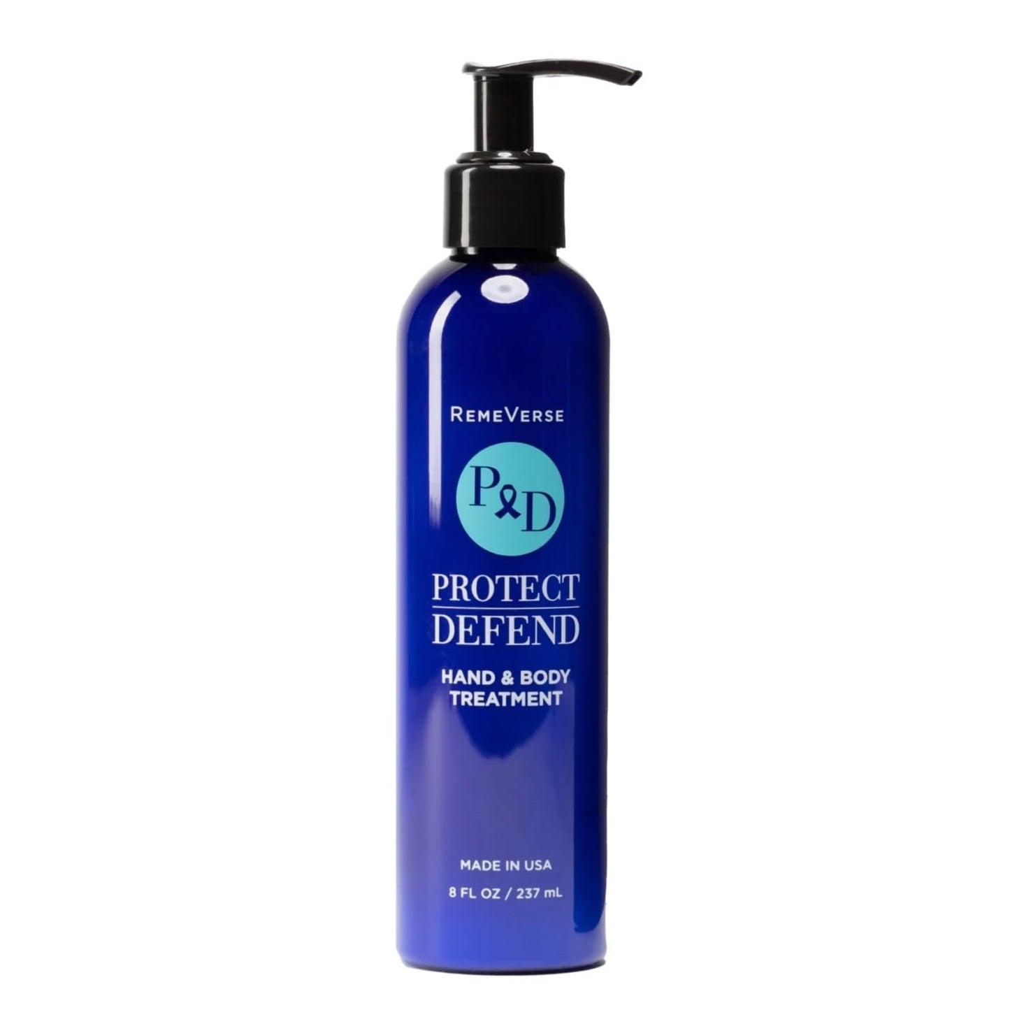RemeVerse Protect & Defend Hand and Body Treatment Lotion - Moisturizer for Chemotherapy and Sensitive Skin - Hydrating and Nourishing Body Skin Care - Gentle & Fragrance-Free - Made in USA - 8 oz