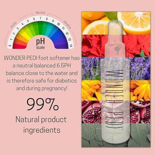 Callus Remover - Three Minutes Quick Fix- Foot File Rasp - Instant Foot Exfoliating Softener Peel Spray, Heels Callus Scrubber File - Home Spa Pedicure Treatment. Wonder Pedi