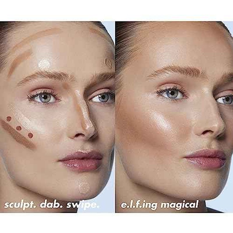 e.l.f. Halo Glow Highlight Beauty Wand, Liquid Highlighter Wand For Luminous, Glowing Skin, Buildable Formula, Vegan & Cruelty-free, IRL Angel