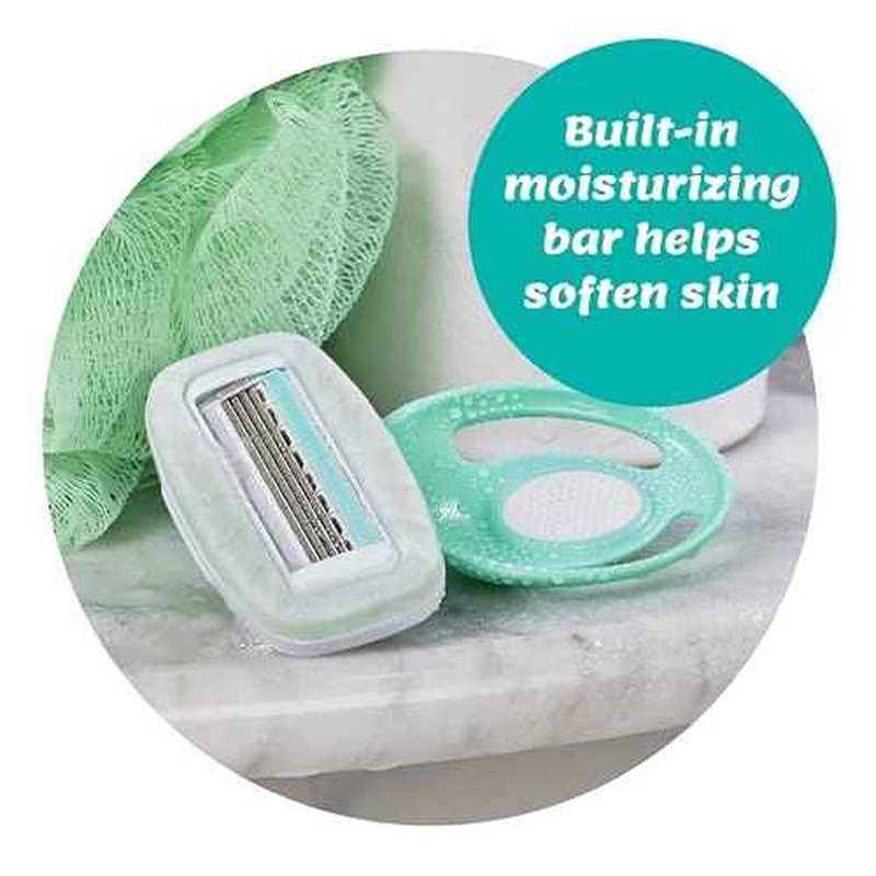 Schick Intuition Go Disposable Travel Razor for Women, 1 Count | Sensitive Skin Razors for Women, Travel Essentials, Womens Disposable Razors with Organic Aloe, Vacation Essentials