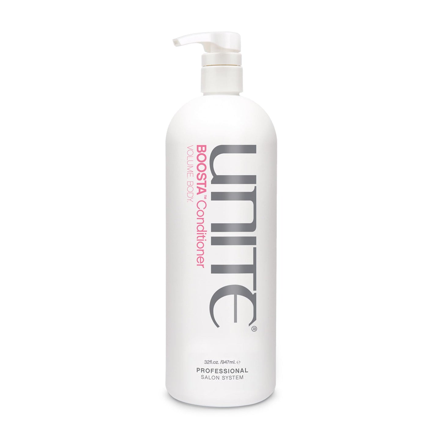 UNITE Hair – BOOSTA Conditioner – Professional-Size Lightweight Volumizing Conditioner for Lift, Hydration & Long-Lasting Body – For Fine or Limp Hair – UV Protection – 32 Fl Oz