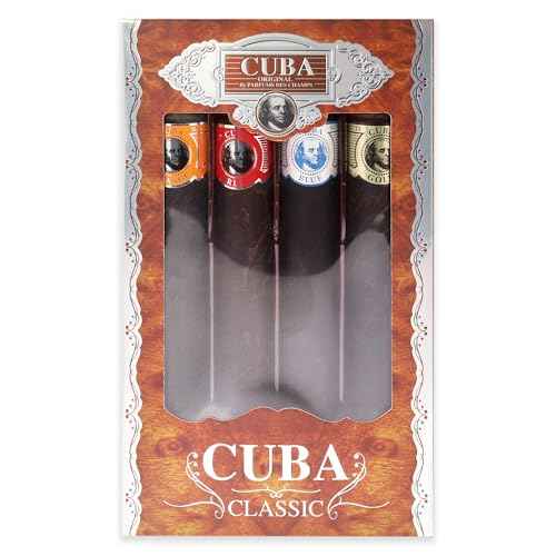 Cuba By Cuba for Men Gift Set, 4 Count