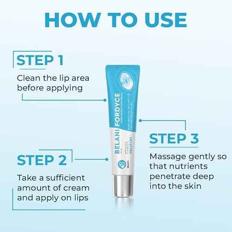 Belani Fordyce - Lip Acne Cream, Fordyce Seeds, Fordyce Cream, Moisturizes, Improves Dry, Belani Lip Mask, Chapped Lips, Reduces Dark Lips - 20ml