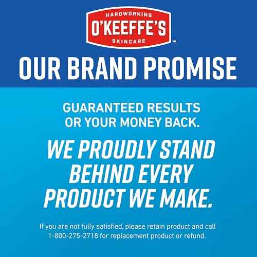 O'Keeffe's for Healthy Feet Foot Cream - 3.2 oz Jar (1 Pack) - Guaranteed Relief for Extremely Cracked, Dry Feet, Repairing Skincare, Instantly Boosts and Retains Moisture Levels