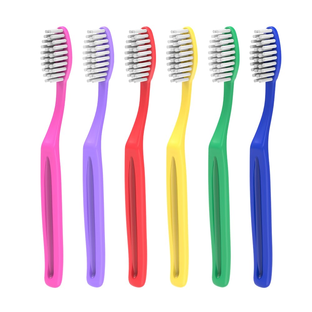 Clypolly Pack of 72 Kids Disposable Prepasted Toothbrush Soft Bristle and Individually Wrap for Toddlers Girls and Boys