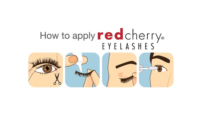 Red Cherry #415 False Eyelashes (Pack of 6 Pairs)