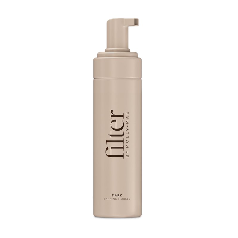Filter by Molly-Mae Self Tanner Mousse | Dark Shade | Sunless Tanning Foam | Streak-Free, Sunkissed Buildable Face & Body Tan | Fast-Drying Skin-Friendly Formula | Vegan & Cruelty Free | 6.7 fl oz
