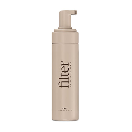 Filter by Molly-Mae Self Tanner Mousse | Dark Shade | Sunless Tanning Foam | Streak-Free, Sunkissed Buildable Face & Body Tan | Fast-Drying Skin-Friendly Formula | Vegan & Cruelty Free | 6.7 fl oz