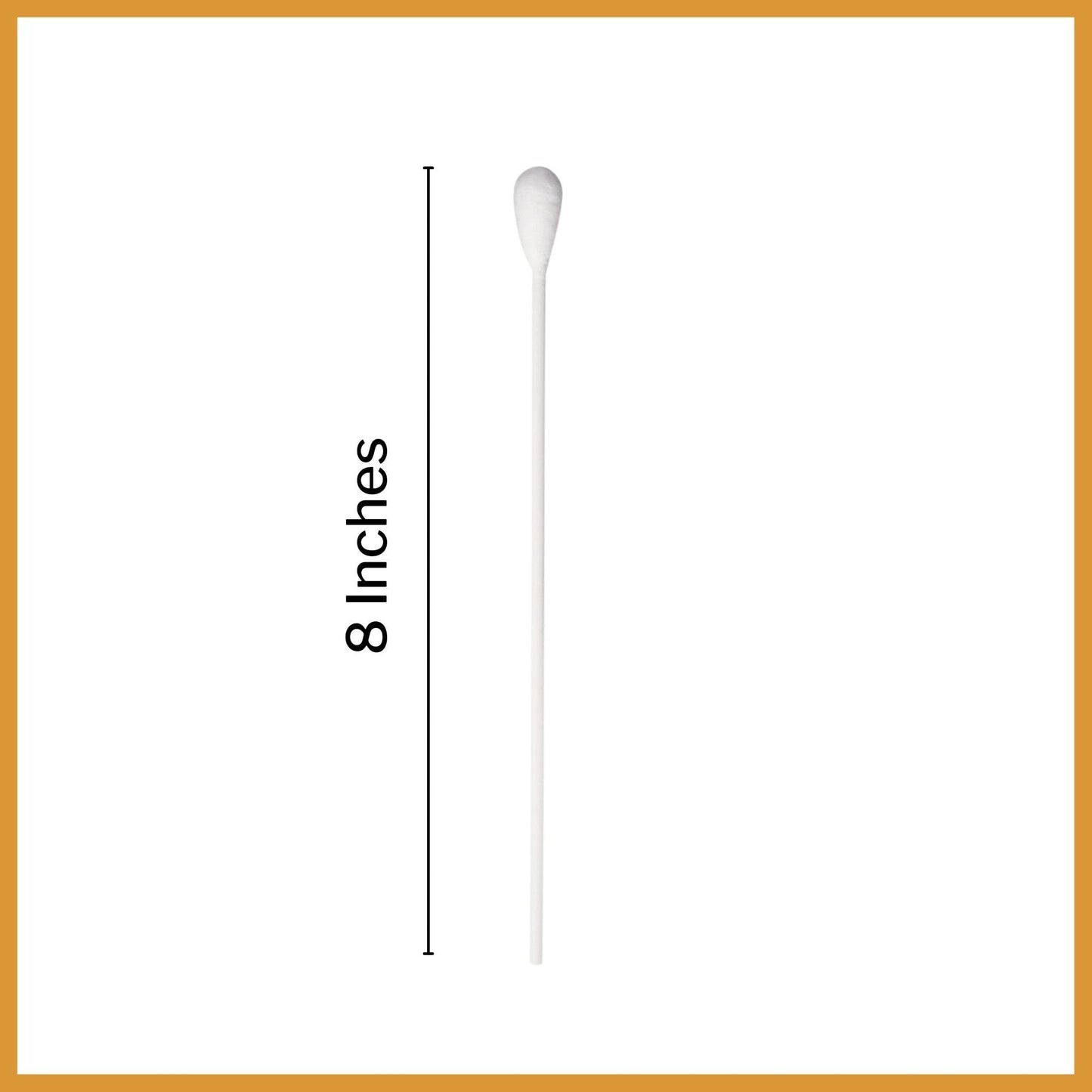 McKesson OB/GYN Applicators Rayon Tipped, Non-Sterile, 8 in, 50 Count, 2 Pack