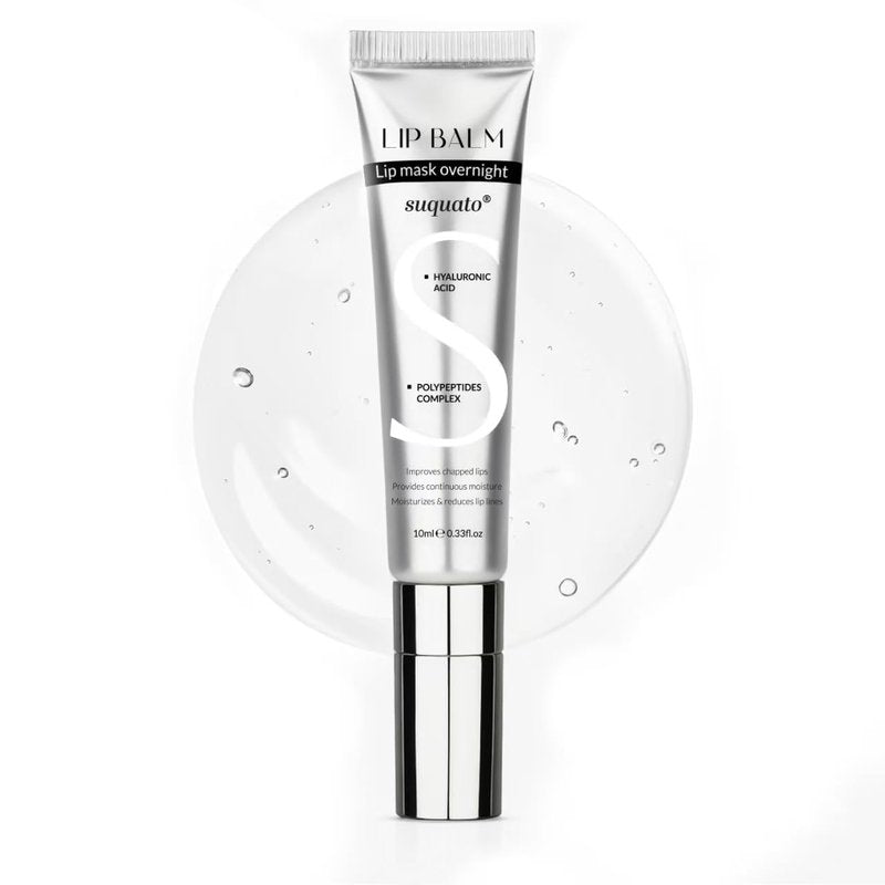 Peptide Lip Treatment Butter Balm - Mini Plumping Gloss Set with Hyaluronic Acid | Overnight Hydrating Balm for Glowy Skin