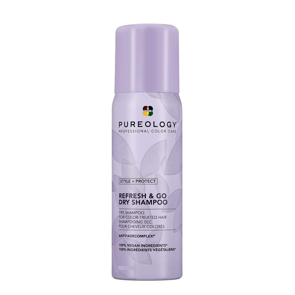Pureology Style + Protect Refresh & Go Dry Shampoo | For Oily, Color-Treated Hair | Volumizing & Protective Dry Shampoo | Silicone-Free | Vegan | Updated Packaging | 1.2 Oz. |