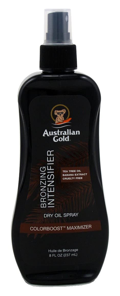 Australian Gold Intensifier Bronzing Dry Oil Spray 8 Ounce (Pack of 2)