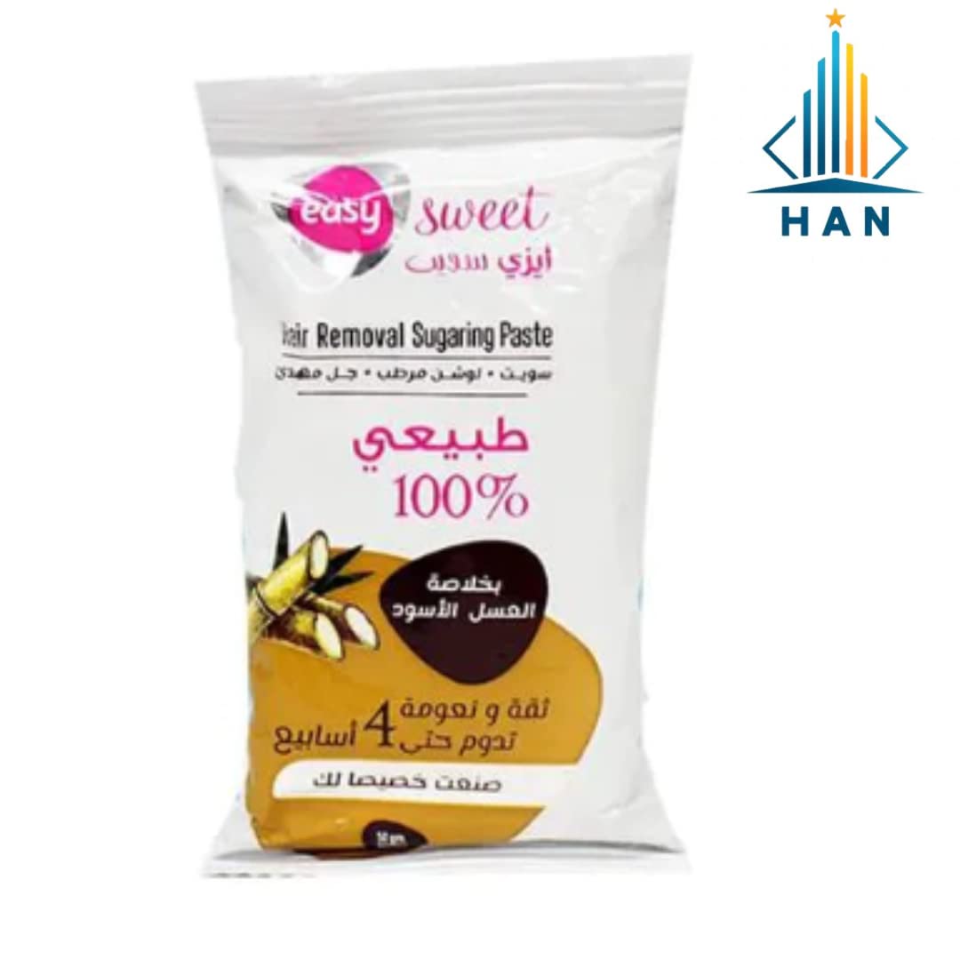 Natural Hair Removal Wax - Sugaring Paste for All Body Parts | 12 Packs x 50g (Total 21.1 oz)