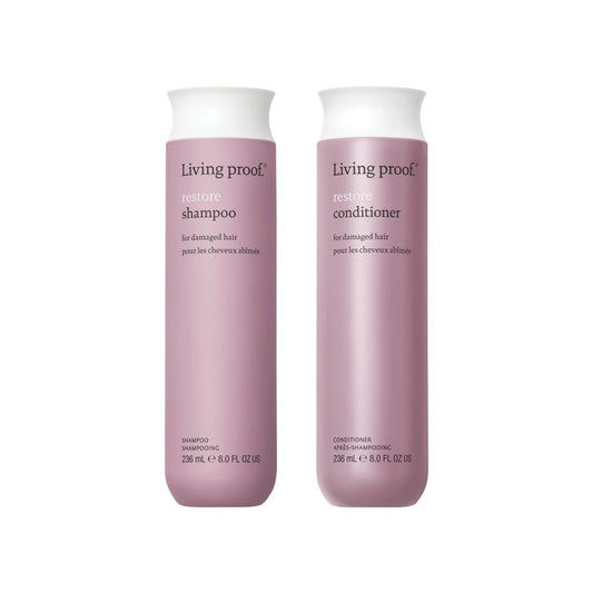 Living proof Restore Shampoo & Conditioner Duo, Repairs & Strengthens, Adds Shine For All Hair Types