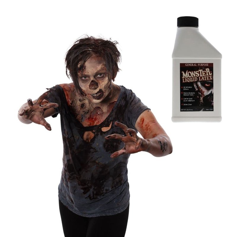 FX Monster Liquid Latex - Special Effects Makeup for Halloween Costumes | 2 Pack for Zombie & Vampire Looks