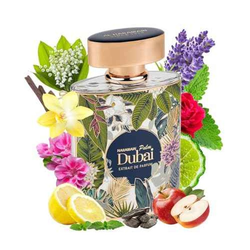 Al Haramain Amber Oud - Palm Dubai for Unisex - Arabian Perfume for Women and Men - Long Lasting Woody Fragrance - Arabic Cologne - Extrait De Parfum - 3.33 oz EDP Spray