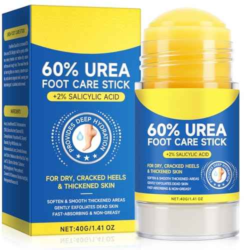 Urea Cream 60% Urea Cream 60% Foot Care Stick Deeply Moisturising and Fast Absorbing Gentle Exfoliation for Dry, Cracked Heels & Thickened Skin