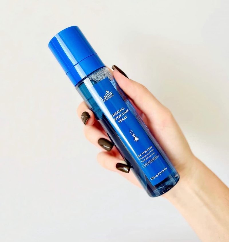 LA'DOR Thermal Protection Spray Hair Heat and Iron Use Protectant Spray Leave-In Mist Treatment 3.38 Fl Oz Instant Shine Volume Frizzy Damaged Hair Protein Amino Acids No Stickiness