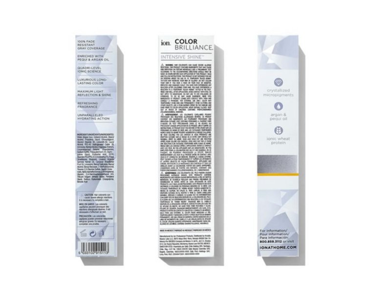 ion Inspired By Nature Permanent Hair Color, made from 100% naturallyderived polymers, cruelty free, vegan, PPD free, recyclable packaging, 2.05 oz