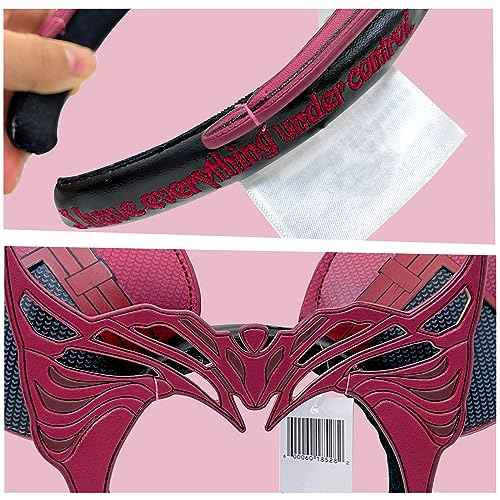 Halloween Mouse Ear Headbands, Red Ear Headband Hair Accessories Halloween Cosplay Gift for Women & Girls