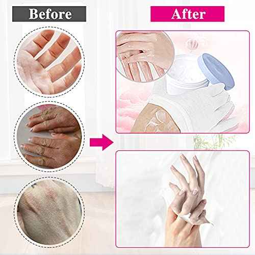 24Pcs White Cotton Gloves for Dry Hands Kids Eczema Gloves Overnight Moisturizing Gloves for Women Cosmetic