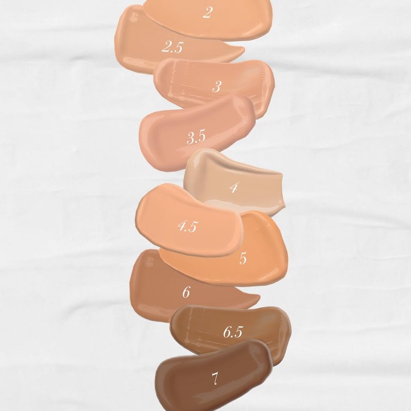 MCoBeauty Flawless Glow Luminous Skin Filter - 2.5 Fair - 4-in-1 Primer, Highlighter & Foundation Booster - Dewy Illuminating Tint Face Makeup with Squalane Vitamin E - Vegan & Cruelty Free