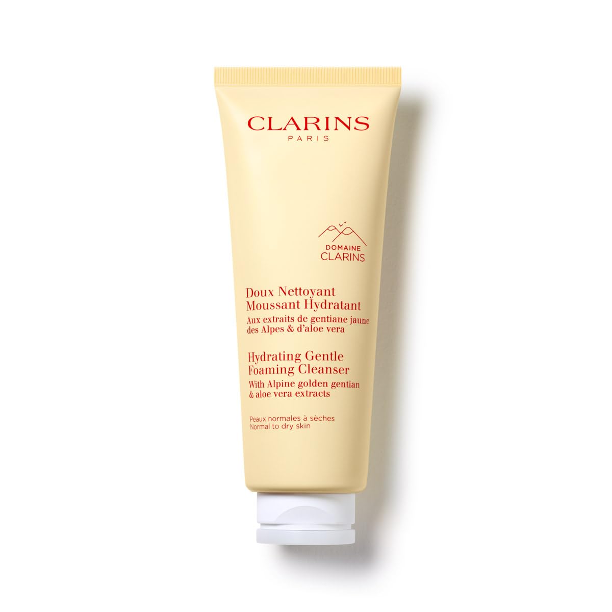 Clarins Hydrating Gentle Foaming Face Cleanser - Soothes & Softens | Aloe Vera for Hydration | Normal to Dry Skin