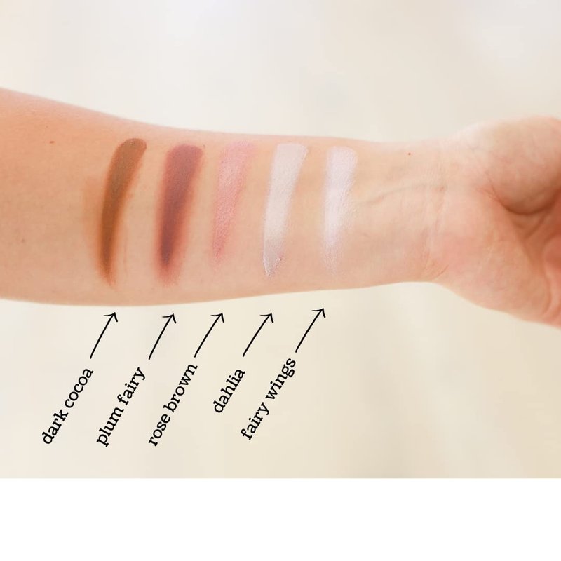Lauren Brooke Cosmetiques Cream Eyeshadow | Natural Organic, Richly Pigmented Eye Makeup, Creme Eyeshadow For Women (Plum Fairy (Matte))