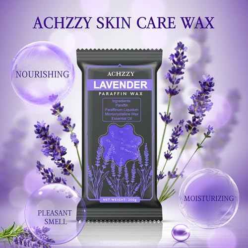 Natural Paraffin Wax Refills, 6 Pack Paraffin Wax Blocks of Lavender Scent for Paraffin Bath, Paraffin Wax for Hand and Feet for Deep Hydration, Moisturizing and Nourish(Lavender)