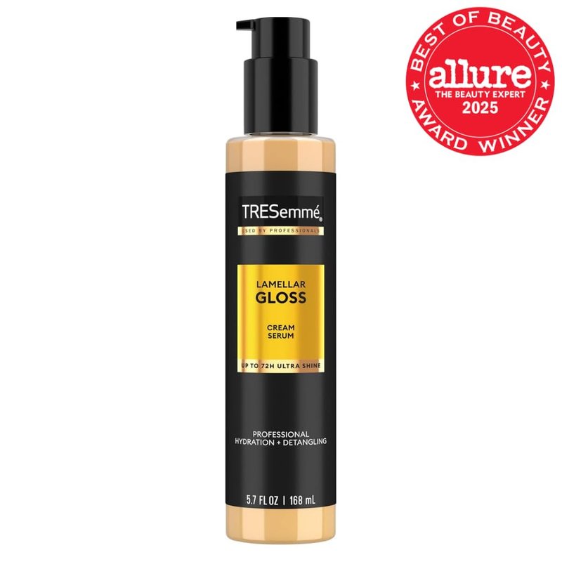 TRESemmé Hydrating Detangling Cream Serum - Ultra Shine Gloss, 5.7 Fl Oz | 72-Hour Moisture