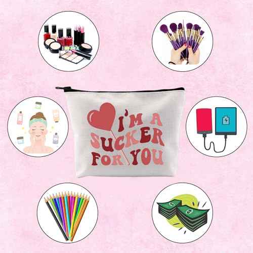 TSOTMO Rock Band Make Up Bag Singer Album Gift I¡¯m A Sucker For You Bag Gift For Band Fans (SUCKER)