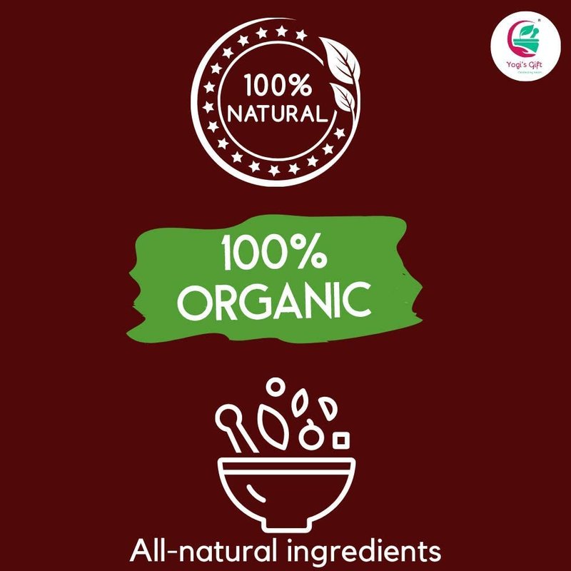 Herbal Hair Care Combo Pack (3.5oz Each,Pack of 5), Hair Mask with Ayurvedic Powders: Amla, Reetha, Shikakai, Brahmi, Hibiscus for Hair Growth, 500g/17.65oz By Yogi's Gift®
