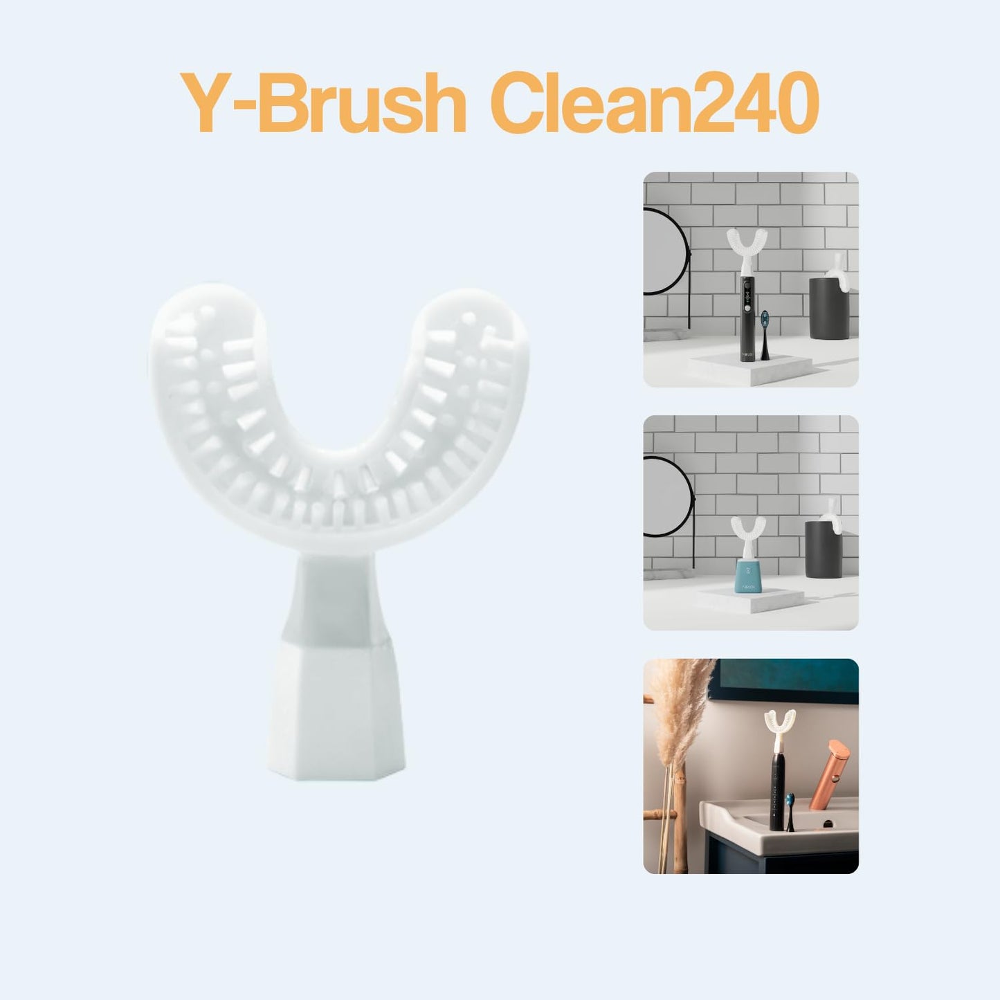 Y-Brush Clean240 S Replacement Head Kids - for Kidsbrush & Ultra