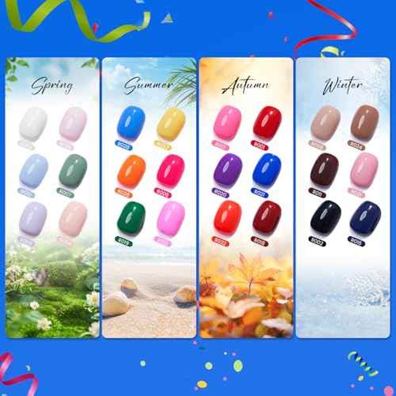 HEMA TPO Free Gel Nail Polish Kit with U V Light- 24Colors Nail Kit 54PCS Gel Polish Starter Set with Matte Glossy Base Top Coat Primer Blooming Builder At Home Gel Manicure Kits Gifts for Women Girl