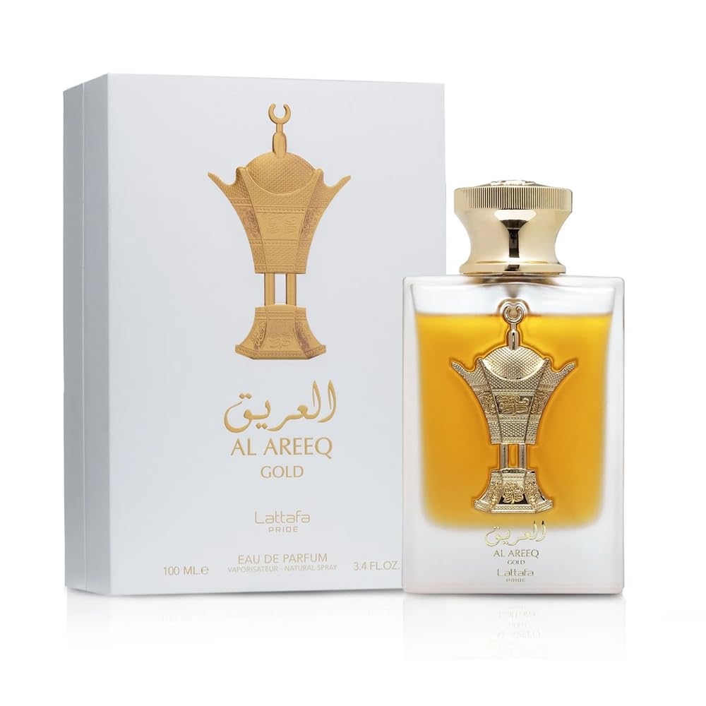 Lattafa Al Areeq Gold Eau De Parfum Spray - Unisex Fragrance | 3.4 Ounce Bottle